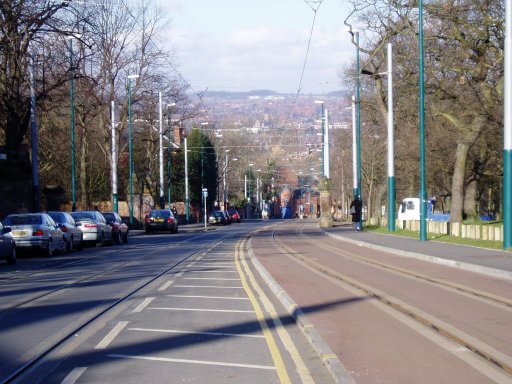 Nottingham Express Transit Line One at Mount Hooton Road