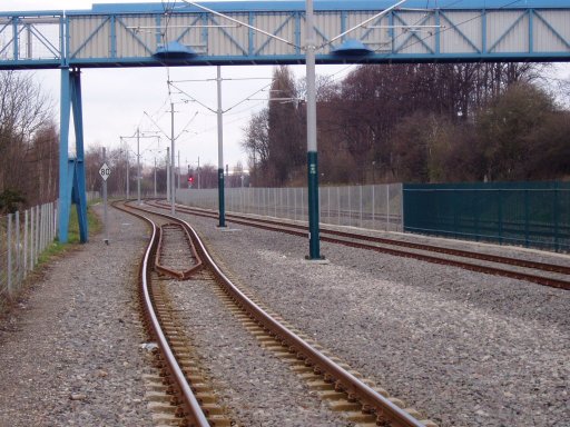 Nottingham Express Transit Line One at Highbury Vale stop