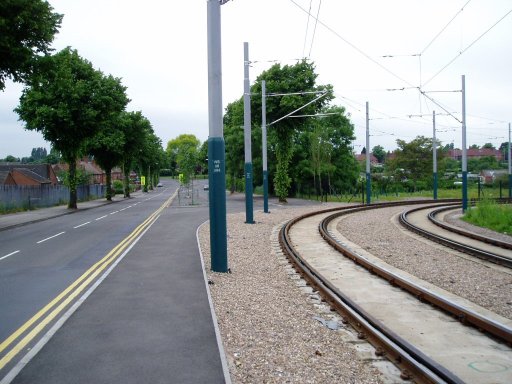 Nottingham Express Transit Line One at Wilkinson Street
