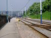 Sheffield Supertram: Reserved track next to Sheffield Station