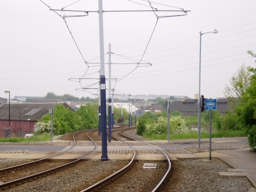 Sheffield Supertram Route at Atterclife