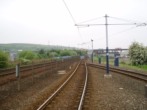 Sheffield Supertram Route at Meadowhall