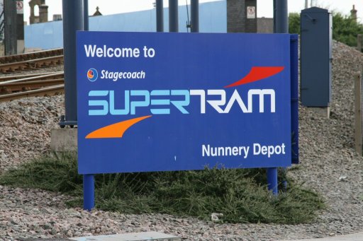 Sheffield Supertram Nunnuery depot