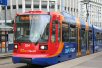 thumbnail picture of Sheffield Supertram tram 104 at Castle Square stop