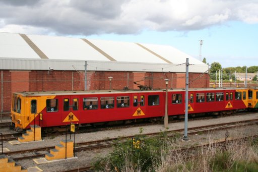 Tyne and Wear Metro unit 4037 at Gosforth depot