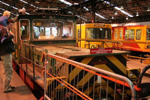 Tyne and Wear Metro ancillary vehicle at Gosforth depot