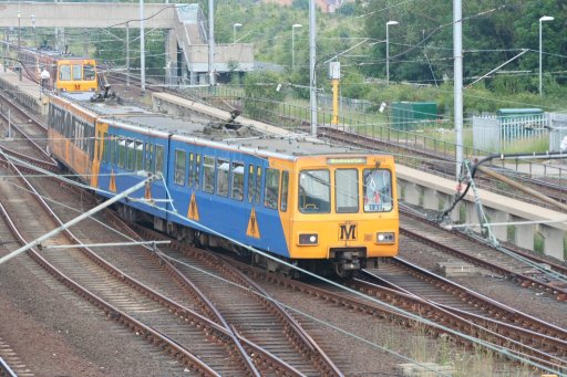 Tyne and Wear Metro unit 4029 at Pelaw sidings