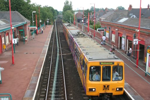 Tyne and Wear Metro unit 4061 at West Jesmond station