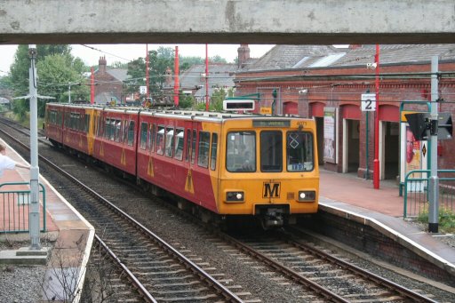 Tyne and Wear Metro unit 4071 at West Jesmond station