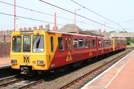 Tyne and Wear Metro unit 4079 at West Jesmond station