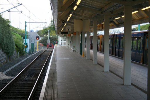 Tyne and Wear Metro station at Airport