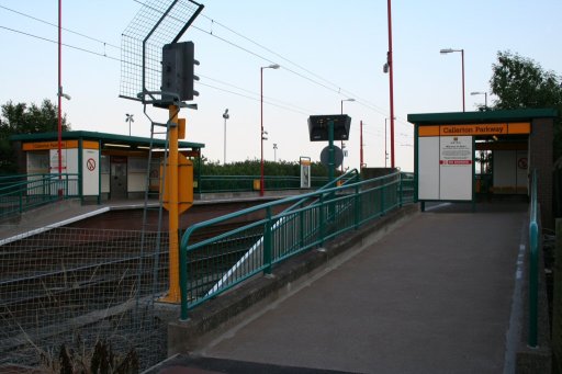 Tyne and Wear Metro station at Callerton Parkway