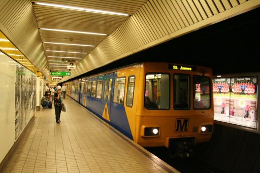 Tyne and Wear Metro station at Central