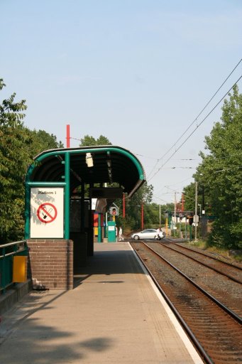 Tyne and Wear Metro station at Kingston Park