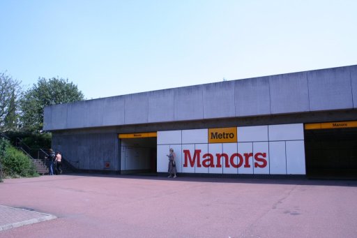 Tyne and Wear Metro station at Manors