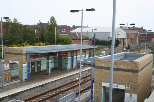 Tyne and Wear Metro station at Millfield