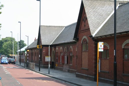 Tyne and Wear Metro station at Monkseaton