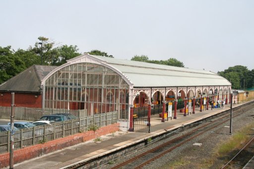 Tyne and Wear Metro station at Monkseaton