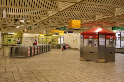 Tyne and Wear Metro station at Monument