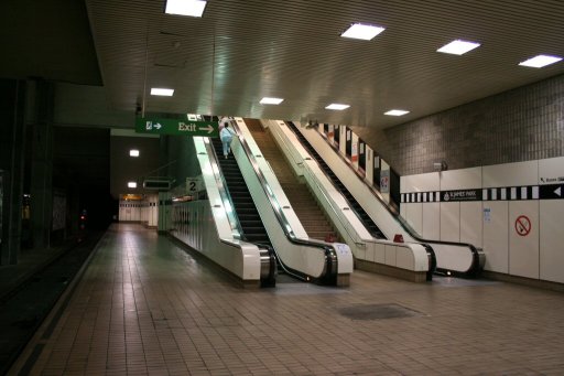 Tyne and Wear Metro station at St. James