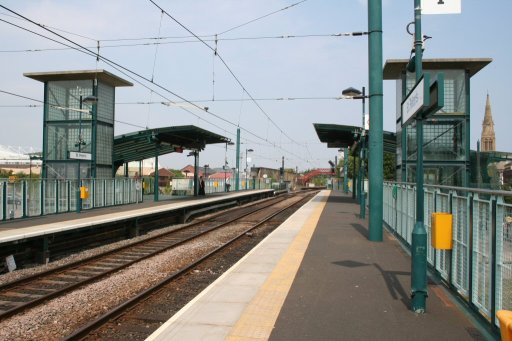 Tyne and Wear Metro station at St. Peter's
