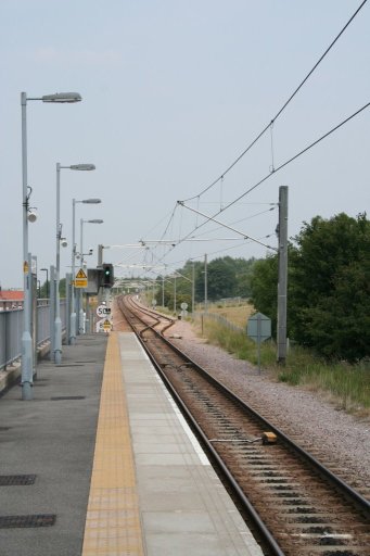 Tyne and Wear Metro Sunderland route at South Hylton station