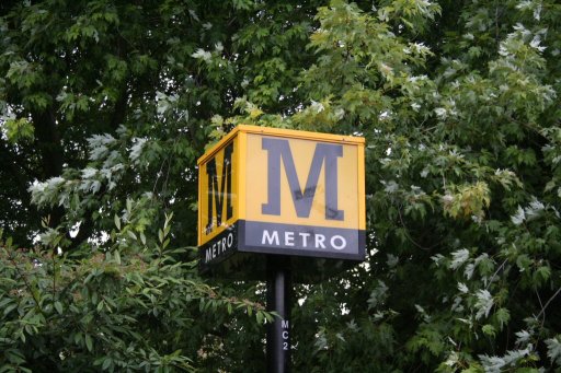 Tyne and Wear Metro sign at Jesmond station