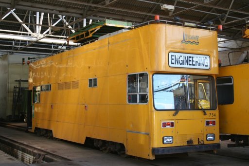 Blackpool Tramway ancillary vehicle at Rigby Road depot