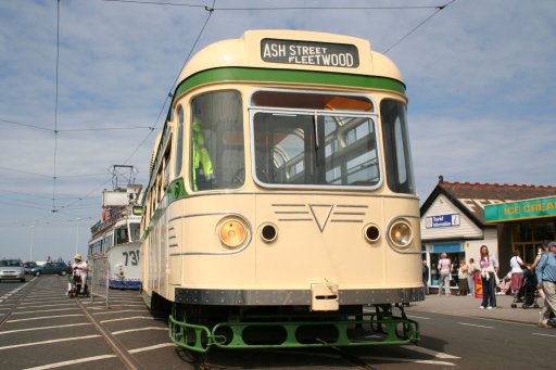 Blackpool Tramway tram 304 at Fleetwood Ferry