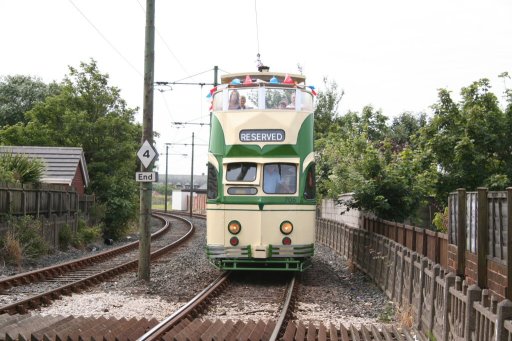 Blackpool Tramway tram 706 at Rossall Square