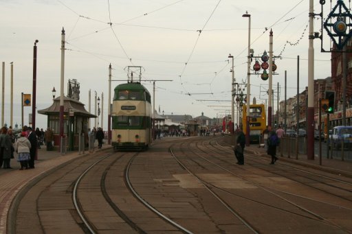 Blackpool Tramway tram stop at Tower