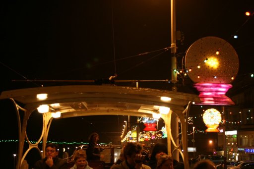 Blackpool Tramway tram illuminations at 