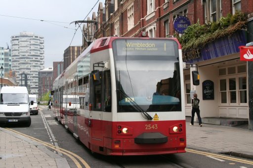 Croydon Tramlink tram 2543 at George Street