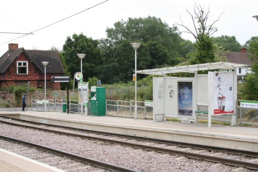 Croydon Tramlink tram stop at Harrington Road