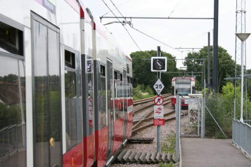 Croydon Tramlink Beckenham route at Beckenham Road stop