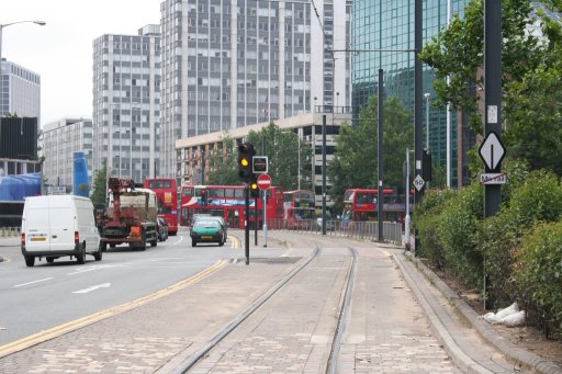 Croydon Tramlink croydon route at near West Croydon