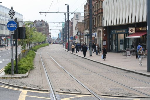 Croydon Tramlink croydon route at near East Croydon