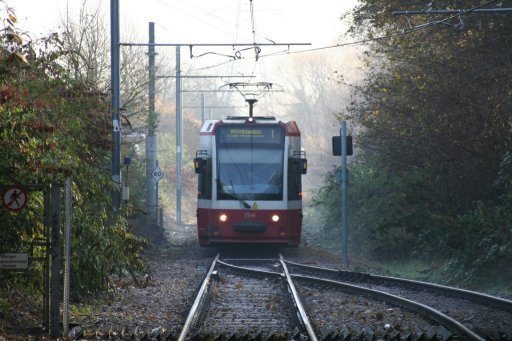 Croydon Tramlink tram 2541 at Morden Road