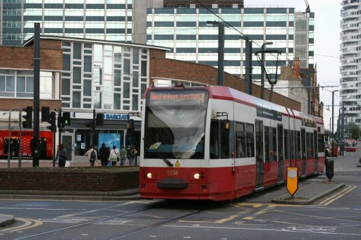 Croydon Tramlink tram 2538 at George Street
