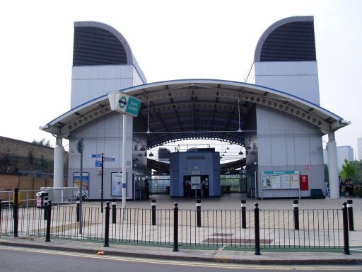 Docklands Light Railway station at Island Gardens