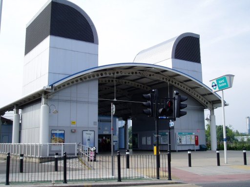 Docklands Light Railway station at Island Gardens