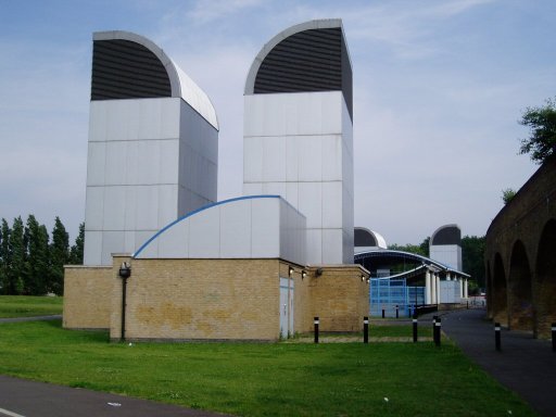 Docklands Light Railway station at Island Gardens