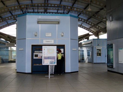 Docklands Light Railway station at Island Gardens