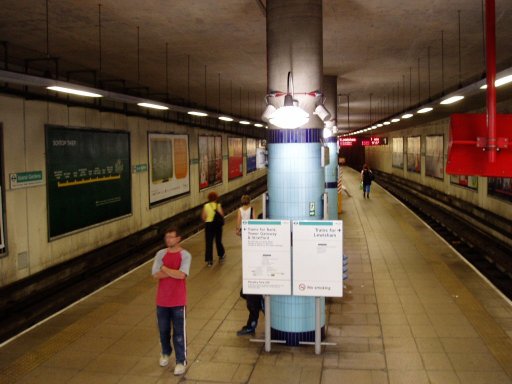 Docklands Light Railway station at Island Gardens