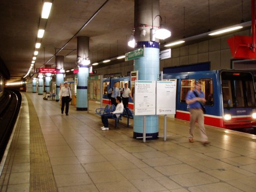 Docklands Light Railway station at Island Gardens