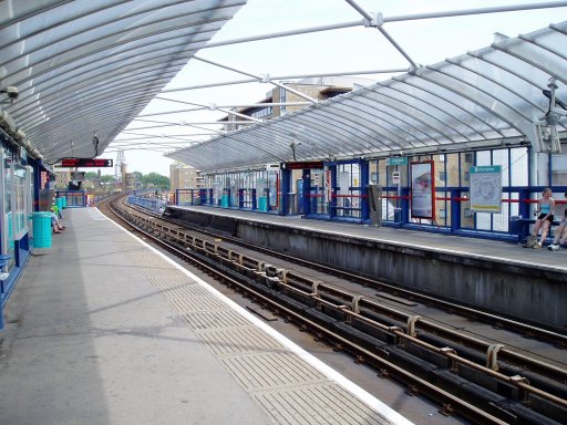 Docklands Light Railway station at Limehouse