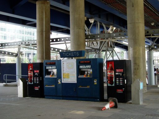 Docklands Light Railway station at West India Quay