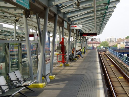 Docklands Light Railway station at West India Quay