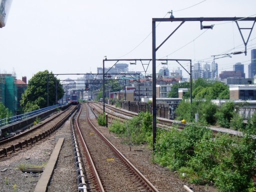 Docklands Light Railway Bank route at Shadwell