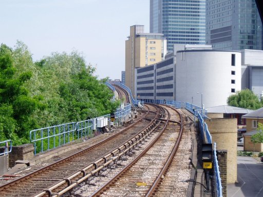 Docklands Light Railway Bank route at Westferry